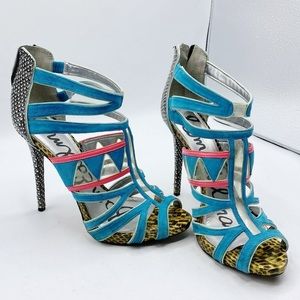 Sam Edelman Jazz Cutout Strappy Heel Sandal